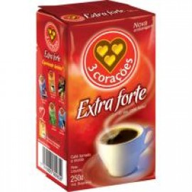 Coffee Extra Strong - 3 Coracoes 8.81oz.