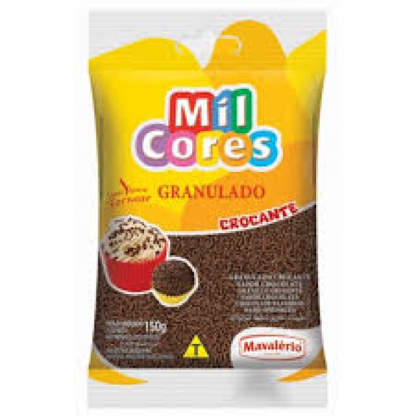 Crunchy Sprinkles -Granulado Chocolate - Mil Cores 17.64oz.